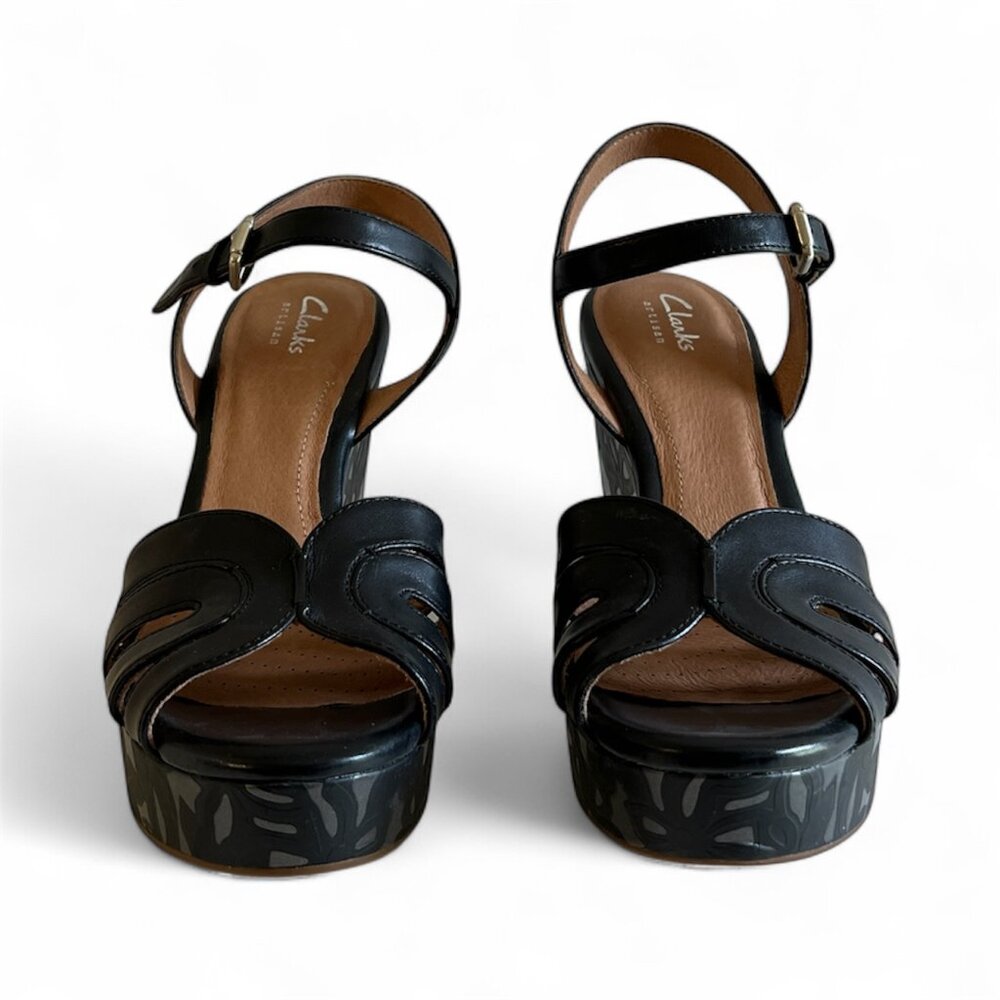 Clarks Amelia Page Wedge Shoes